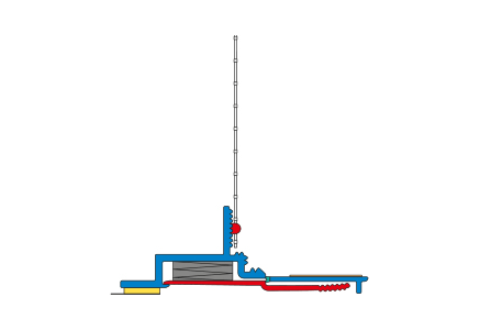 Gewebeleiste PUR-FIX-pro, weiss